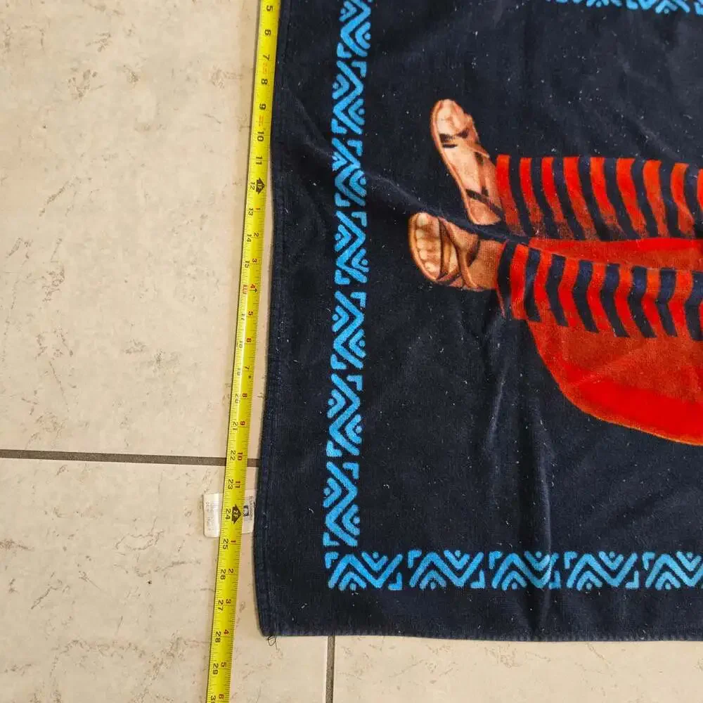 Panama Diablicos Sucios Traditional Folkloric Dance Graphic Beach Towel